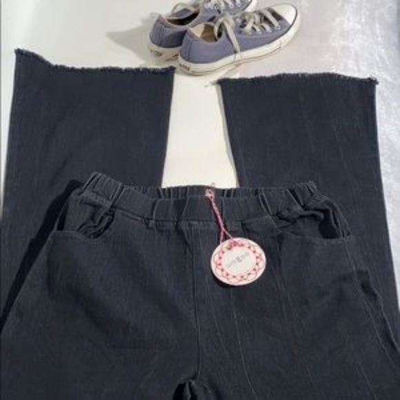 ❌❌sold -NWT Umgee Elastic Slip On Bootcut Fray Size Large - Picture 8 of 8